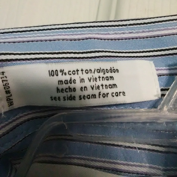 NWT New Calvin Klein long sleeve button up shirt - Picture 5 of 6